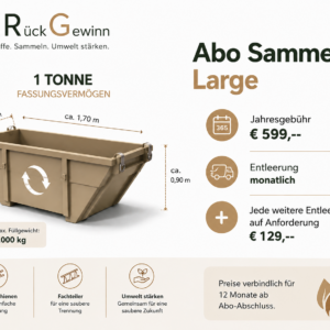 ABO Sammeln Large - R&uuml;ckgewinn